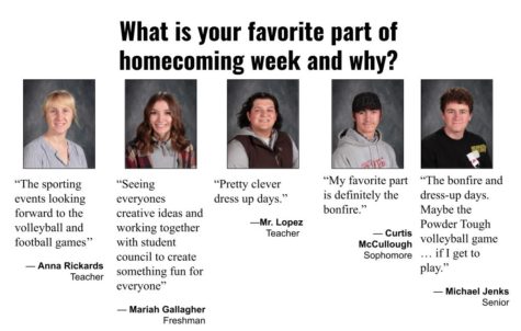 Student on the Street: What is your favorite part of  homecoming week and why?
