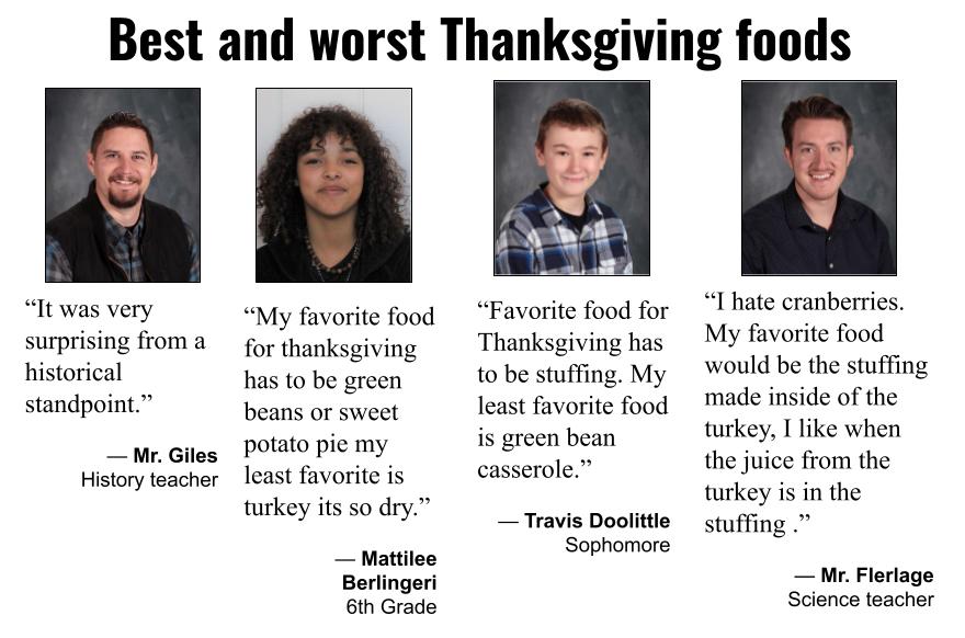 Student on the Street: Best and worst Thanksgiving foods