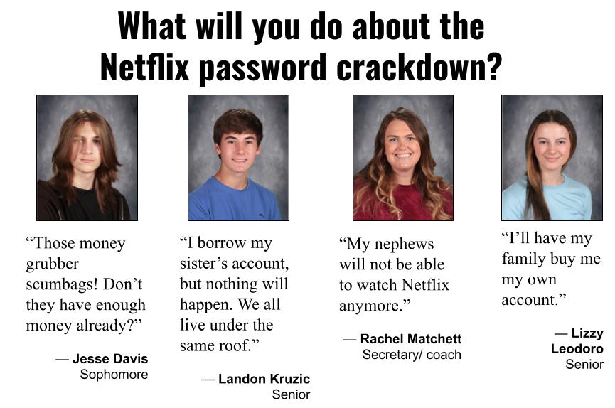Student on the Street: What will you do about the Netflix password crackdown?