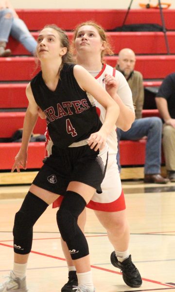 Senior Kaleigh Loiodici, pictured last season playing against Perrydale, is a returning veteran for the Wolves.