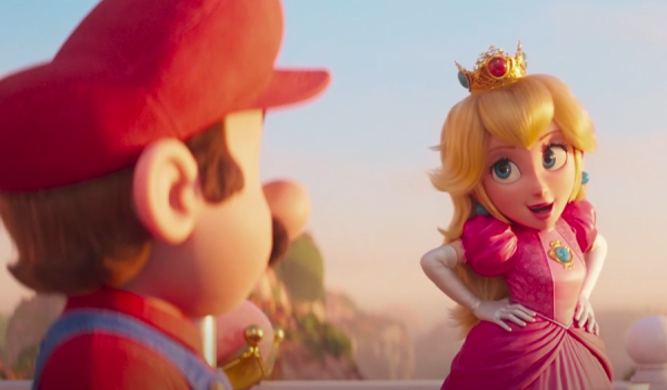 Princess Peach, voiced by Anna Taylor-Joy, in the Super Mario Bros. movie, released in 2023.