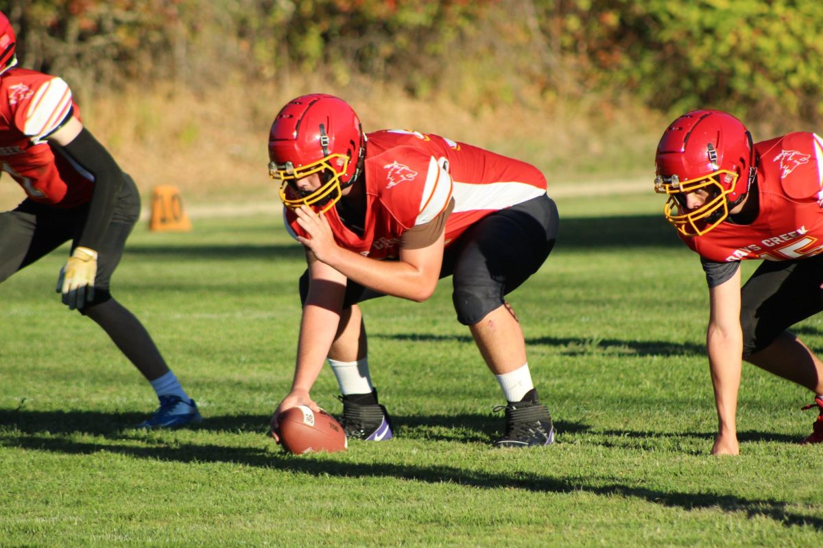 Junior Bryan Malone is a returning all-state lineman for the Wolves.