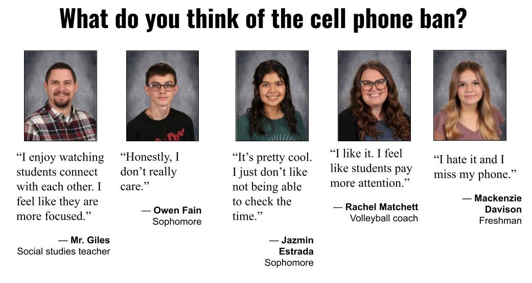 Student on the Street: Cell phone ban